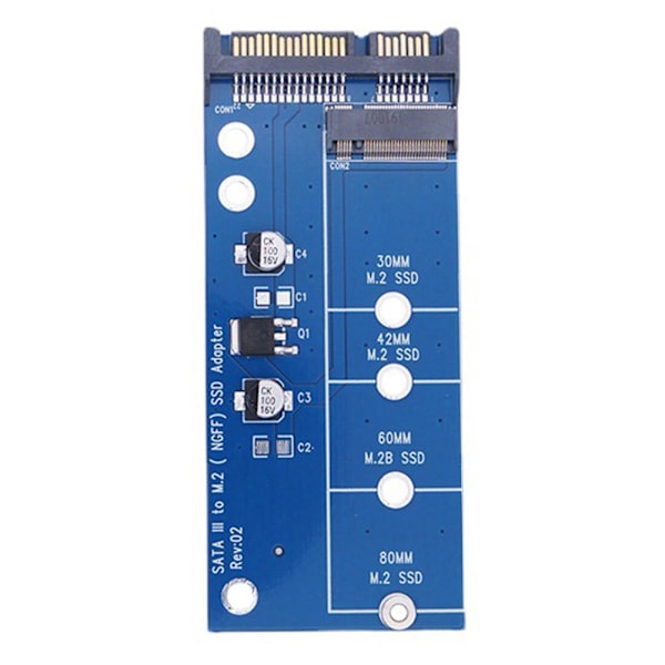 PULME M.2 SATA-adapter, M2 till SATA-adapter, M.2 till SATA Ada green one-size