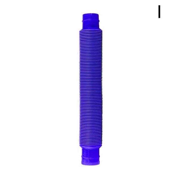 12 mm DIY Pop Tube Teleskopbälg Sensory Fidget Toy Barn Navy blue 12mm