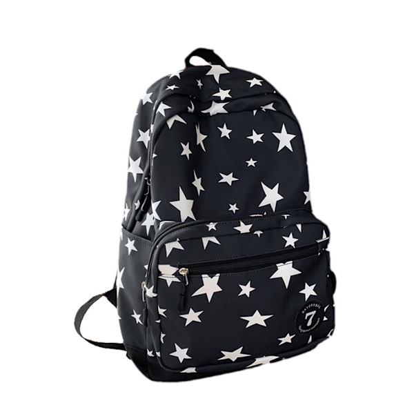 Koreansk skolväska student ryggsäck stor kapacitet mode ryggsäck black 45*30*13cm