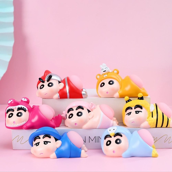 Crayon Shin-Chan Stjärtlampa Liten Barnkammare Belysning Anime Random model 1 1pc