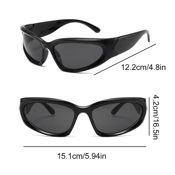 jileijar Polarized Sports Solglasögon för män Kvinnor Driving Shade sliver one size