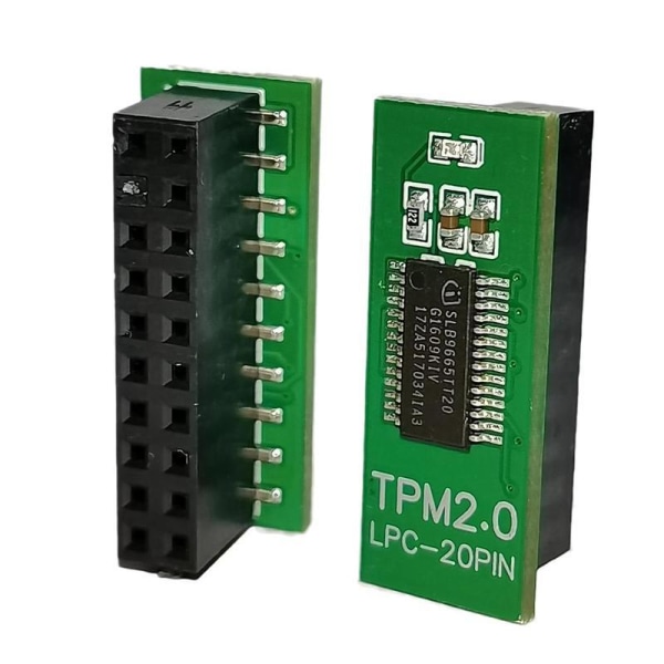 Tpm2.0 säkerhetsmodul stöder moderkort av flera märken 12 14 1 green 20 pin LPC