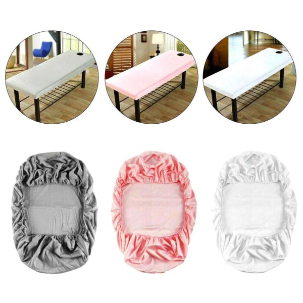 Skönhet Massage Bord cover Spa Bed Salong Soffa Elastisk Lakan Säng pink 1pcs
