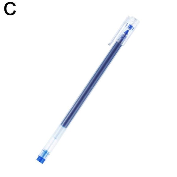Gel Pen, Stor kapacitet Rolling Ball Gel Pen Fine Point, Student blue One-size