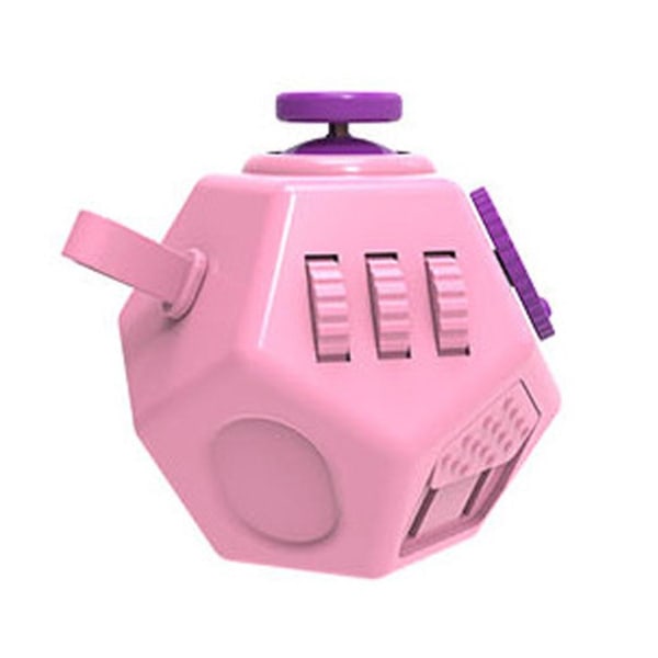 Cube Stress Reliever Leksaker Tärningar Anti-irritabilitet Lindra ångest pink onesize