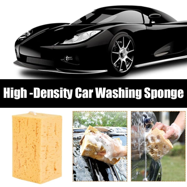 Stor Bil Motortvätt Svamp Skum Honeycomb Rengöring Tvätt Brus B 1pc