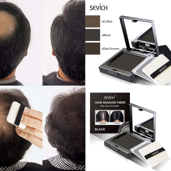 SEVICH With Mirror Hair Line Shadow Hair Foundation Make-up Natu coffee One-size