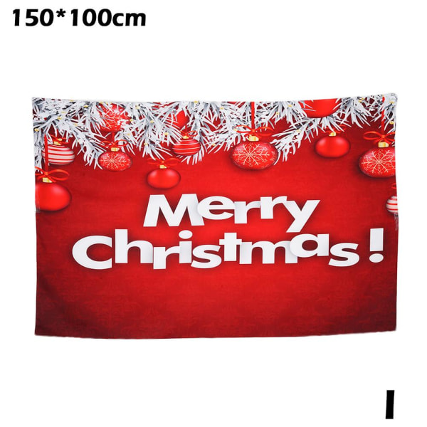 150*130cm jul festlig hängande tyg bakgrund tygvägg earth 150*100cm