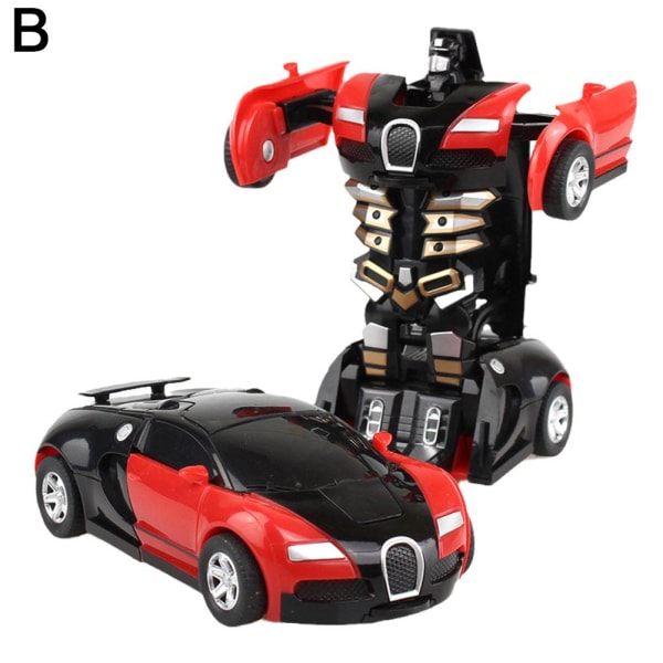 Transform Car, Rescue Bots Deformation Car One-Step Car Robot Veh red one-size