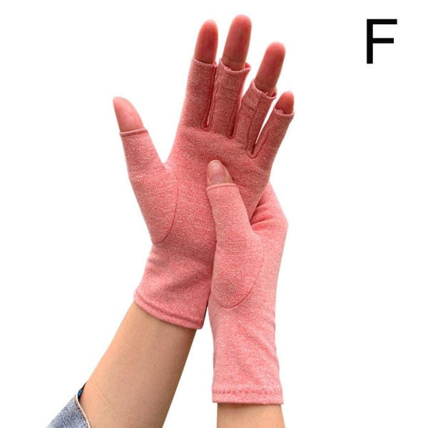 1 par Arthritis Handskar Pekskärmshandskar Anti Arthritis Thera deep pink L  9316 | deep pink L | Fyndiq