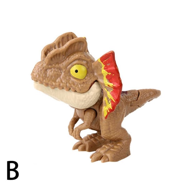 Squeeze Toy, Biting Hand Tyrannosaurus gagss Toy, Finger Dinosaur Dilophosaurus A one-size
