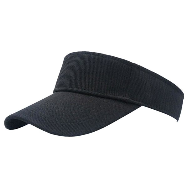 Ny solskärm justerbar sport tennis golf pannband keps män kvinnor black one-size