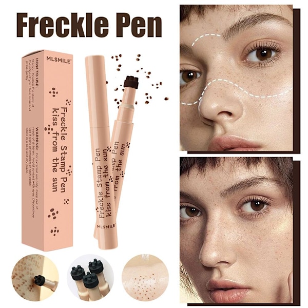 DTREEL Naturlig Livsliknande Fräkpenna, magisk Fräk Makeup Pen, wat 02#natural coffee one size