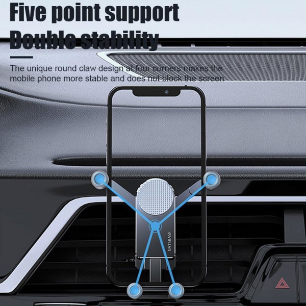 Fantastisk biltelefonhållare Vikbart telefonställ för Samsung Galaxy color radom one-size