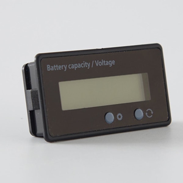 LCD-batterikapacitetsindikator Digital Voltmeter Spänningsmätare M green null