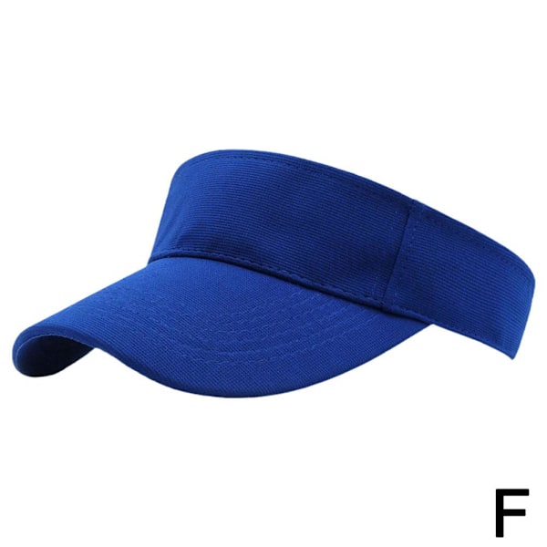 Ny solskärm justerbar sport tennis golf pannband keps män kvinnor  royal blue one-size