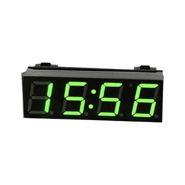 NY Bil Klocka Termometer Voltmeter 3-I-1 LED Display Digital V A 1pcs