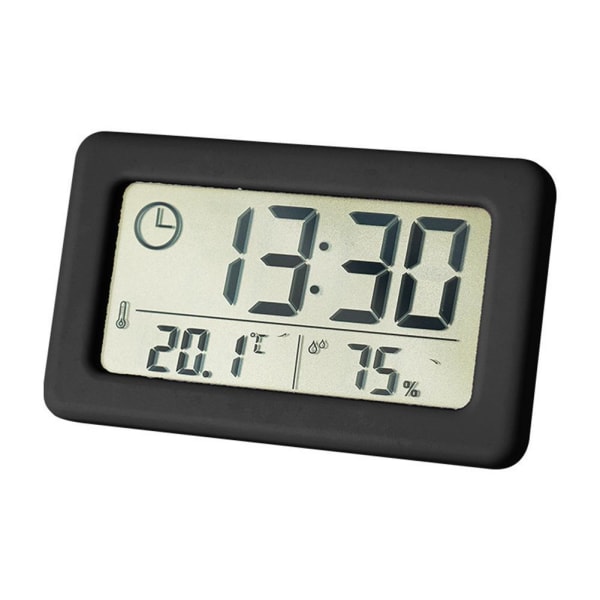 U-M Digital väckarklocka, Termometer Hygrometer Mätare Led inomhus black One-size