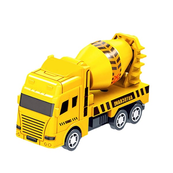 Bil Metall Diecast Present Leksaksfordon Pull Back Barn yellow B one-size