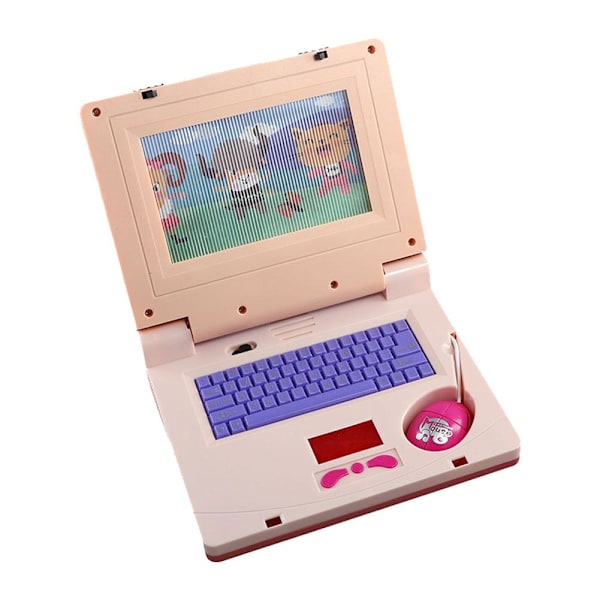 Barn Musik Laptop TToys Dator Maskin Pedagogisk Leksak pink one-size