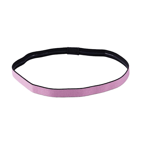 Sportpannband Yoga Fitness Löpning Svettabsorberande Pannband pink onesize