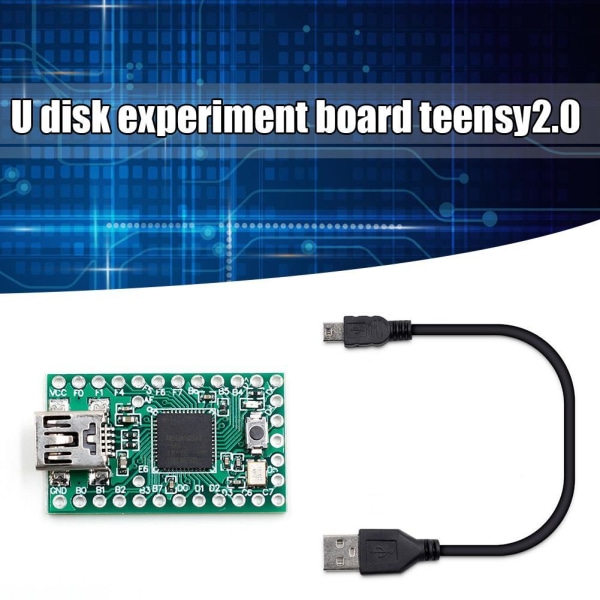 Teensy 2.0 USB AVR Utvecklingskort Tangentbord Mus ISP U Experi