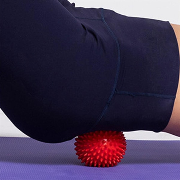 Fascialbollar, fotmassagebollar, yoga-igelkottsbollar, livmoderhals purple 7.5cm/2.95in