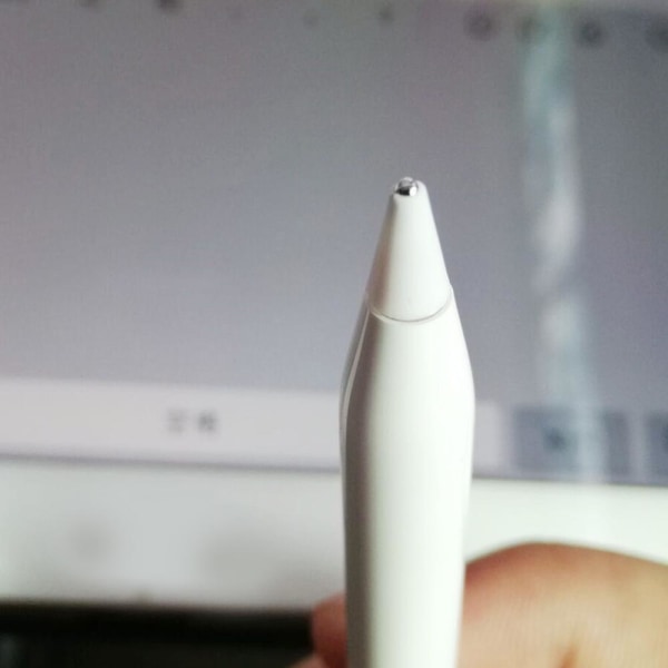 Ersättande magnetiskt case Cap för iPad Pro Pencil TOP whiteC nib