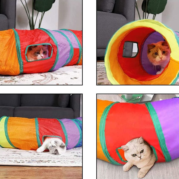 Kattunnel Katt Leksak Kattunnel Husdjur Katt Lekstil style2 KLB