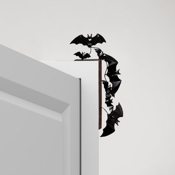Halloween hämähäkkilepakko oven kulman kyltti koristelu oven kulma KLB
