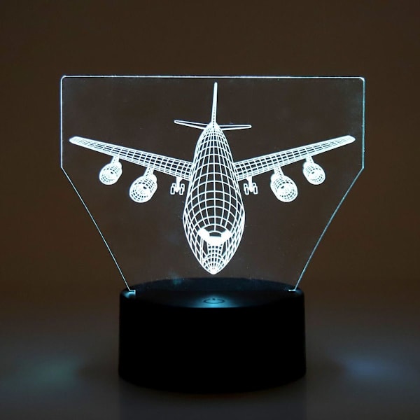 3W 4.5V USB 3D Natlampe Touch Control LED Bordlampe KLB