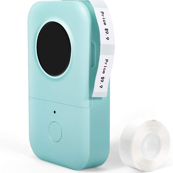 D30 etiketprinter - Bærbar mini termisk Bluetooth-etiketprinter, grøn