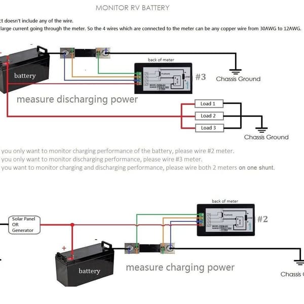 DC 6,5-100 V 100 A Spenning Strøm Effekt Energimåler DC Volt Amp