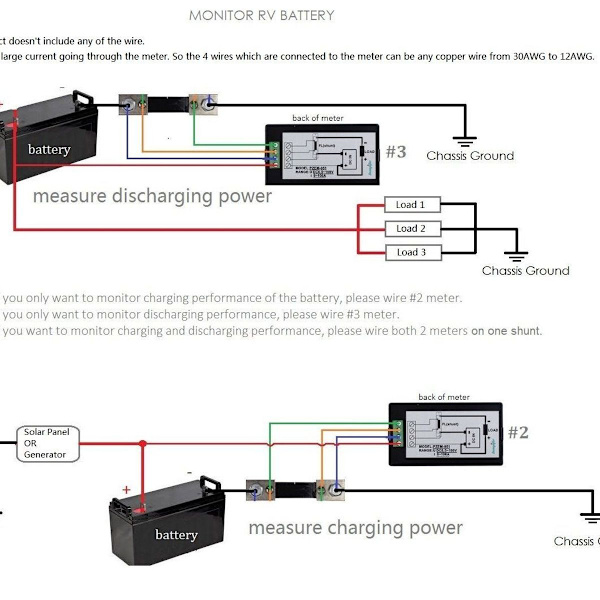 DC 6.5-100 V 100 A Spänning Ström Effekt Energimätare DC Volt Amp