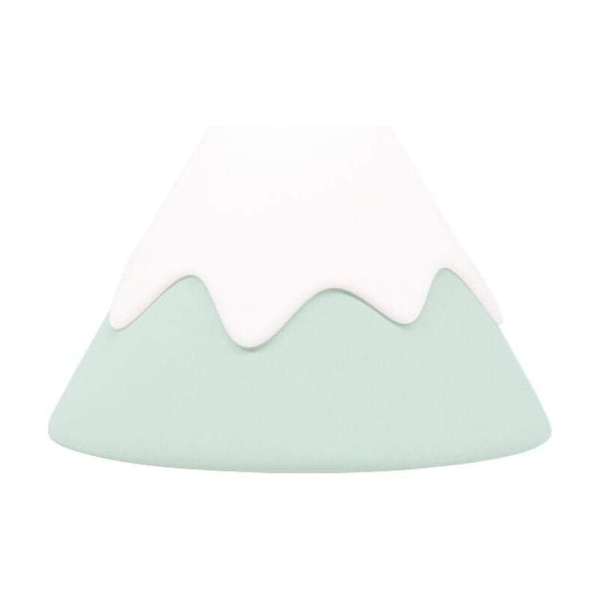 Snøfjell Lampe Led Berøring Silikon Nattlys Med Sovende Sengelampe StrømLampe-Mint Grønn KLB