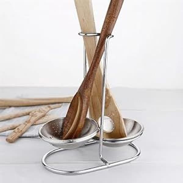 Dobbelt skeholder i 304 rustfrit stål, lodret ske