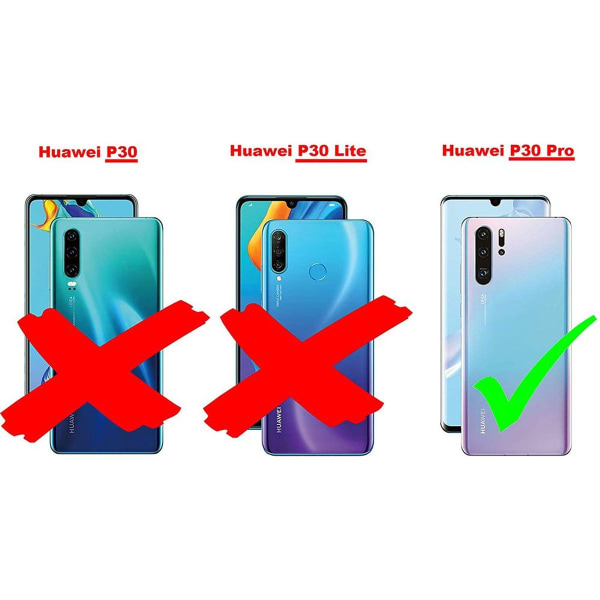 Etui til Huawei P30 Pro - Ridsefast mobiltelefoncover, stødsikkert beskyttelsescover med
