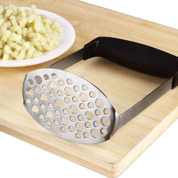 Good Grips Potatispress - Manuell Potatispress i Rostfritt Stål - Grå och Svart