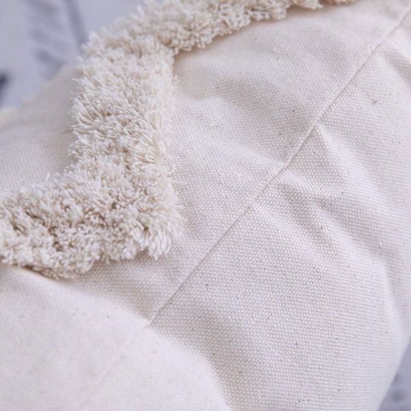 Koristeellinen tyynynpäällinen hapsureunuksella, Boho superpehmeät tyynynpäälliset