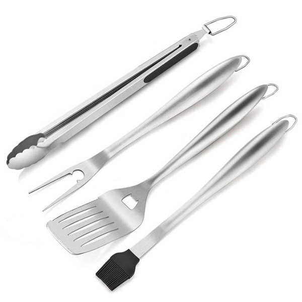 Grillisetti, raskaan sarjan grillilisävarusteet - Grillivälinesetti, 4 osaa - Lahjat