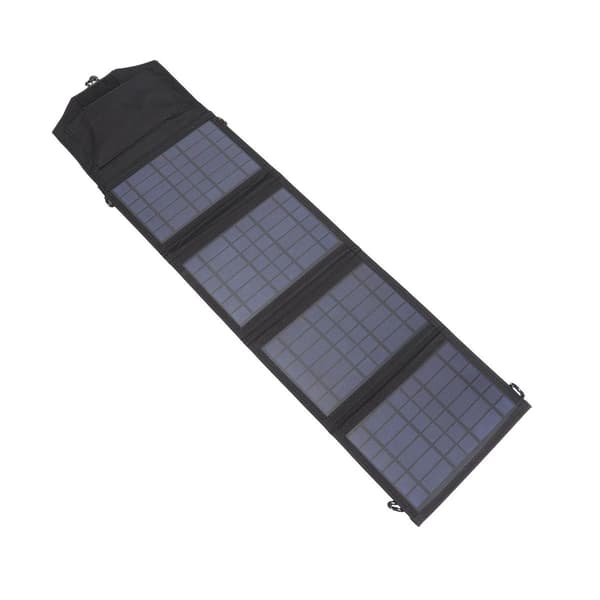 Bærbar solcellepaneloplader, foldbar, effektiv PET-polymer KLB