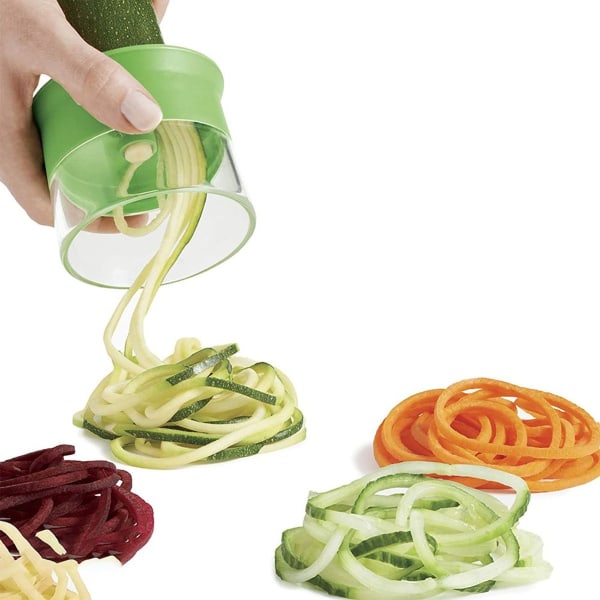 Spiralskærerhånd til grøntsagsspaghetti, grøntsagsspiralskærer, KLB