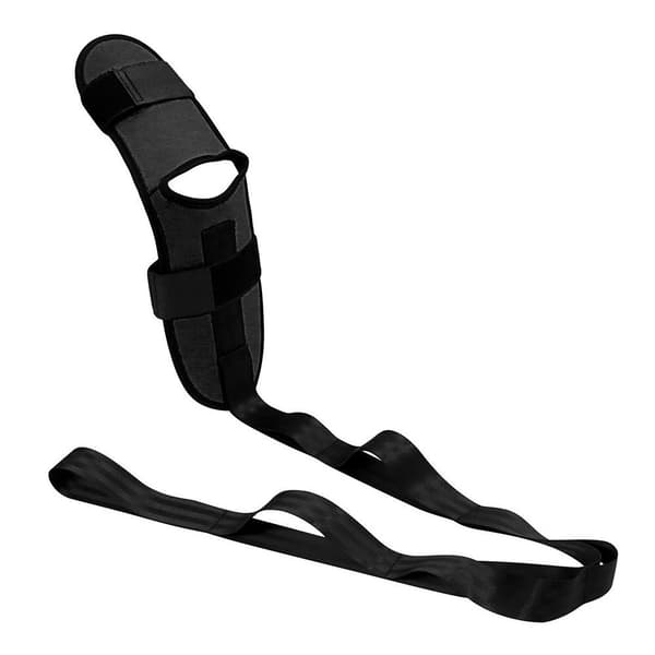 Yoga Stretching Strap Smärtfria Benband, Yoga Stretching Strap svart