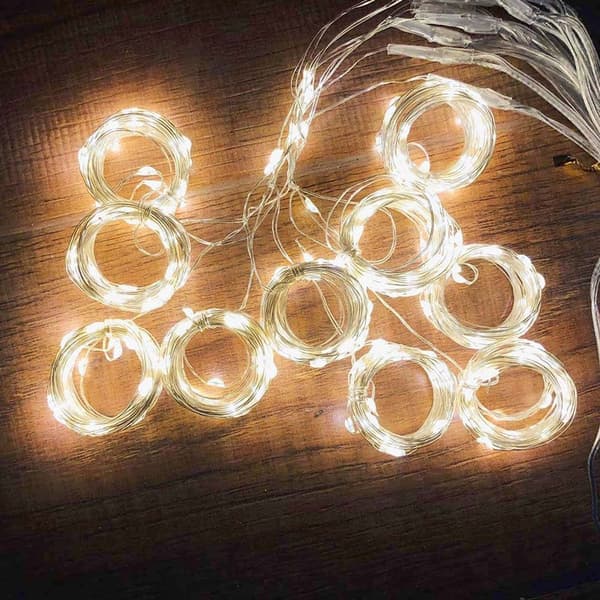 3x2m 200LED USB fjernkontroll kobbertråd fe lys 8 moduser KLB