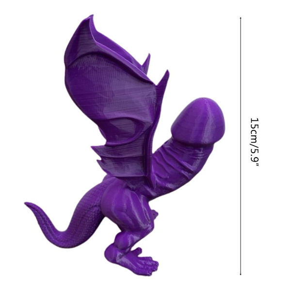 15cm Resin Dinosaur Figur - Sjov dinosaur statue ornament KLB