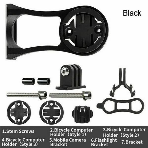 Best Tek Garmin Edge udvidet frontmontering til GoPro cykelstyr for NiteRid