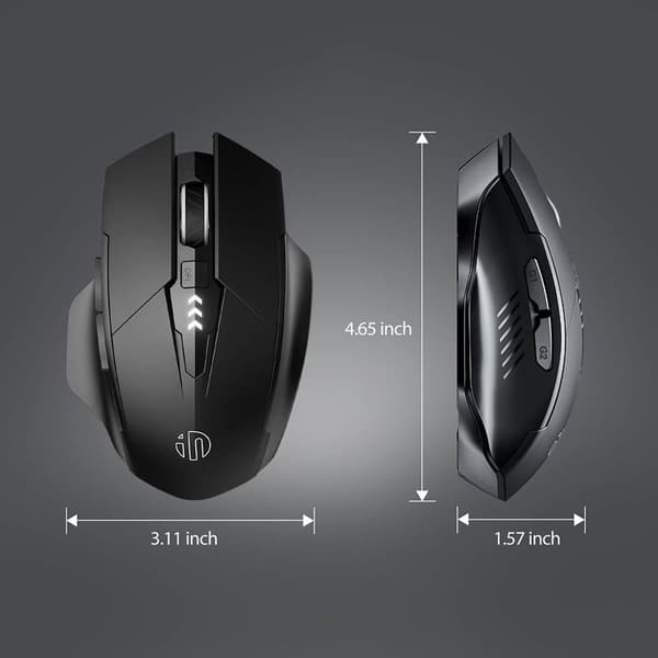 Bluetooth-hiiri, INPHIC Multi-Device Silent ladattava Bluetooth langaton hiiri