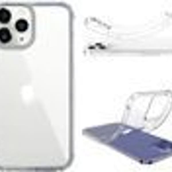 GLiving Crystal Clear Case Kompatibel med iPhone 12 Mini Case, Drop Protection,