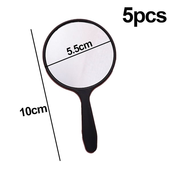 Handspegel hand spegel för smink mini spegel svart