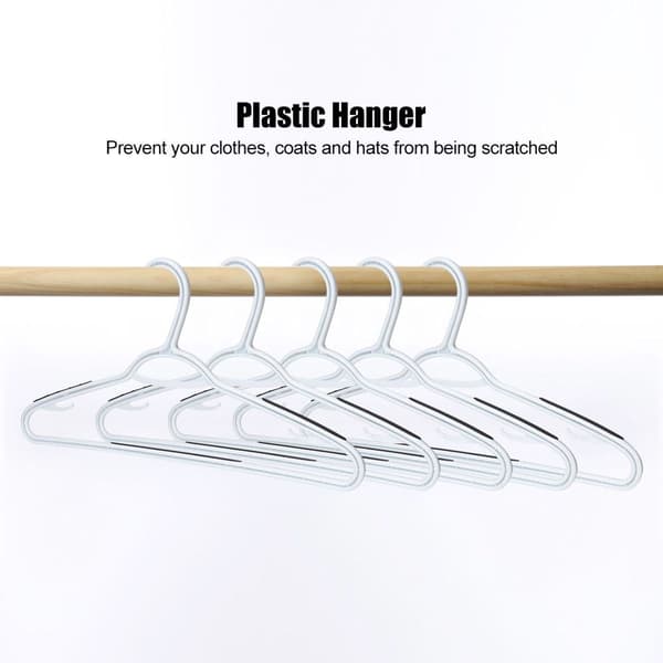 5-pack multifunktionella platsbesparande plastgalgar KLB